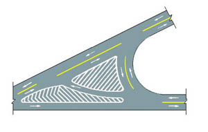 十字路口的導流線可以壓嗎？壓導流線罰款嗎 ？