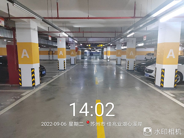 飛揚佳兆業湖心溪岸蘇州停車位劃線項目完工